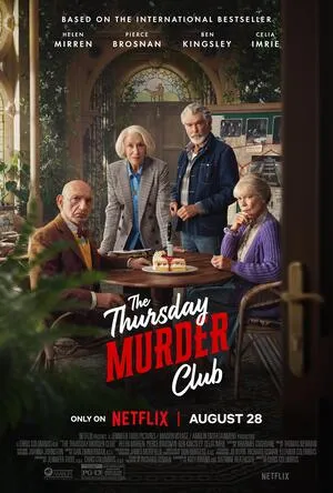 The Thursday Murder Club 2025 Hindi Dual Audio HD Poster Download - filmyfly