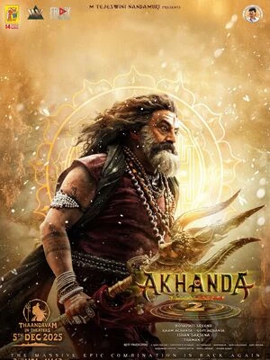 Akhanda 2 2025 Hindi Dual Audio HD Poster Download - filmyfly